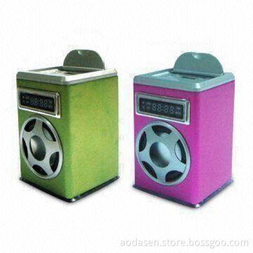 Mini Speaker with FM Radio and Built-in 1,000mA Lithium Battery